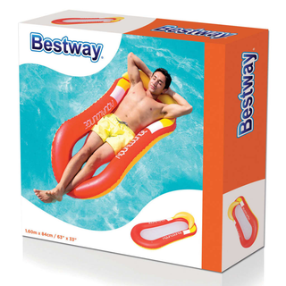 Bestway Inflatable Pool Lounger Aqua Lounge - Giant Lobelia