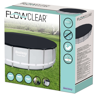 Bestway Pool Cover Flowclear 488 cm - Giant Lobelia