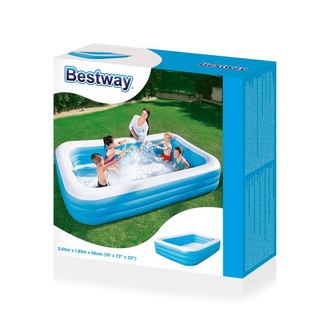 Bestway Inflatable Swimming Pool 305x183x56 cm - Giant Lobelia