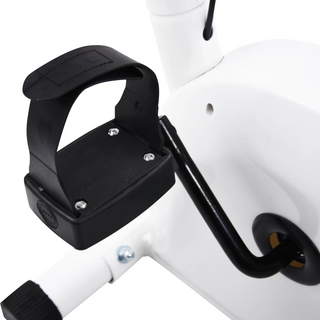 vidaXL Exercise Bike with Belt Resistance White - Giant Lobelia