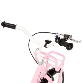 Kids Bike with Front Carrier 14 inch White and Pink - Giant Lobelia