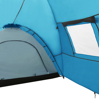 Camping Igloo Tent 650x240x190 cm 8 Person Blue - Giant Lobelia