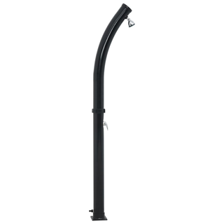 vidaXL Solar Shower Black 214 cm 20 L - Giant Lobelia