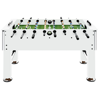 vidaXL Football Table Steel 60 kg 140x74.5x87.5 cm White - Giant Lobelia