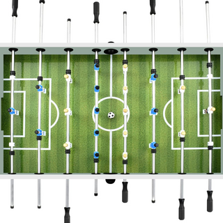 vidaXL Football Table Steel 60 kg 140x74.5x87.5 cm White - Giant Lobelia