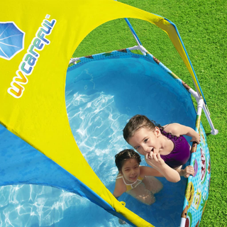 Bestway Steel Pro UV Careful Above Ground Pool for Kids 244x51 cm - Giant Lobelia