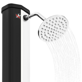 vidaXL Outdoor Solar Shower with Shower Head and Faucet 35 L - Giant Lobelia