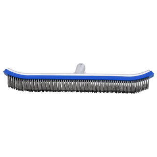 vidaXL Swimming Pool Wall Brush Aluminium - Giant Lobelia