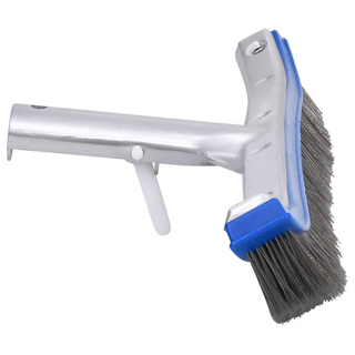 vidaXL Swimming Pool Wall Brush Aluminium - Giant Lobelia