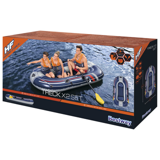 Bestway Hydro-Force Treck x2 Set Inflatable Boat 255x127 cm - Giant Lobelia