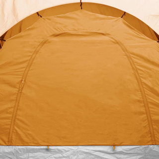 Camping Tent 6 Persons Grey and Orange - Giant Lobelia