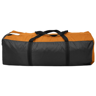 Camping Tent 6 Persons Grey and Orange - Giant Lobelia