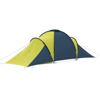 Camping Tent 6 Persons Blue and Yellow - Giant Lobelia