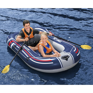 Bestway Hydro-Force Inflatable Boat with Pump and Oars Blue - Giant Lobelia