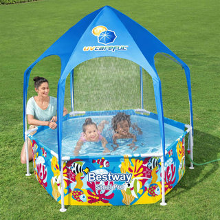 Bestway Steel Pro UV Careful Above Ground Pool for Kids 183x51 cm - Giant Lobelia