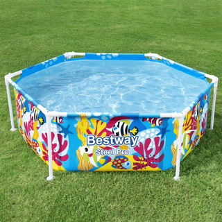 Bestway Steel Pro UV Careful Above Ground Pool for Kids 183x51 cm - Giant Lobelia