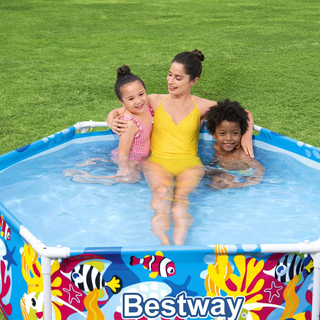 Bestway Steel Pro UV Careful Above Ground Pool for Kids 183x51 cm - Giant Lobelia