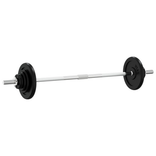 Barbell with Plates Set 30 kg Cast Iron - Giant Lobelia