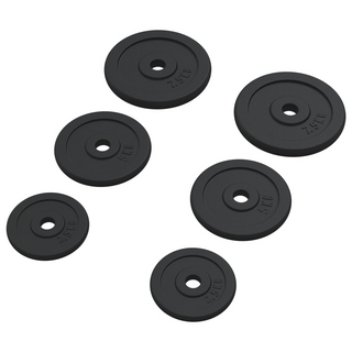 Weight Plates 6 pcs 30 kg Cast Iron - Giant Lobelia