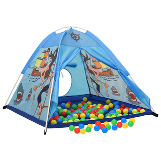 vidaXL Children Play Tent Blue 120x120x90 cm - Giant Lobelia