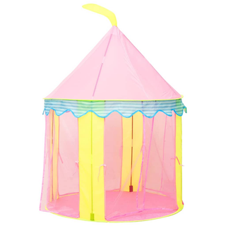 vidaXL Children Play Tent Pink 100x100x127 cm - Giant Lobelia