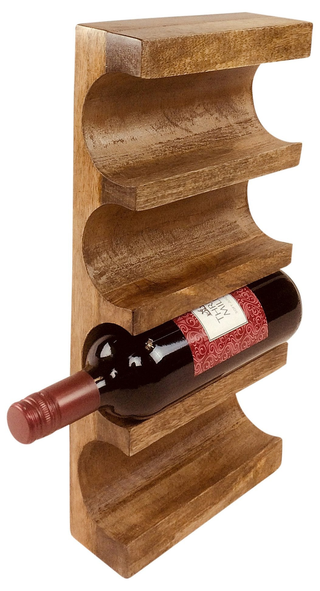 Wall Mounted Wooden Wine Rack - Giant Lobelia