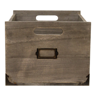 Wooden Office Storage Box, 26x32x20cm. - Giant Lobelia