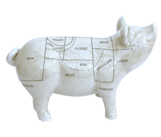 Ceramic Pig Ornament, 32cm - Giant Lobelia