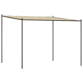 Gazebo Beige 3x3 m 180 g/m² Fabric and Steel - Giant Lobelia