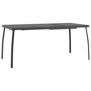 Garden Table Anthracite 165x80x72 cm Steel Mesh - Giant Lobelia