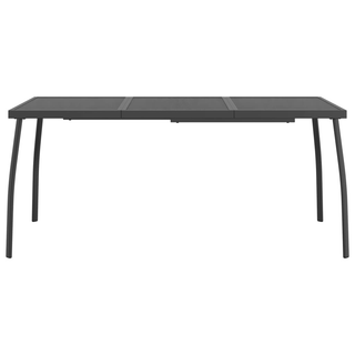 Garden Table Anthracite 165x80x72 cm Steel Mesh - Giant Lobelia