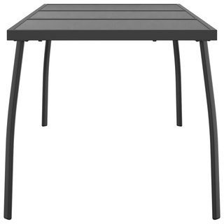 Garden Table Anthracite 165x80x72 cm Steel Mesh - Giant Lobelia