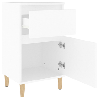 Bedside Cabinet White 40x35x70 cm - Giant Lobelia