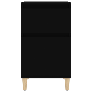 Bedside Cabinet Black 40x35x70 cm - Giant Lobelia