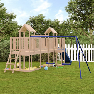 Outdoor Playset Solid Wood Pine - Giant Lobelia