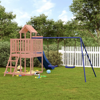 Outdoor Playset Solid Wood Douglas - Giant Lobelia