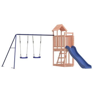 Outdoor Playset Solid Wood Douglas - Giant Lobelia