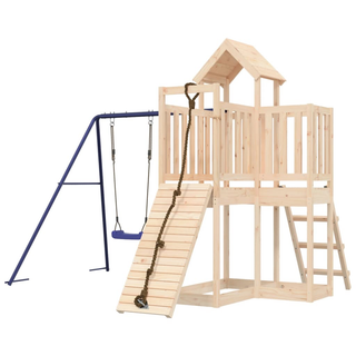 Outdoor Playset  Solid Wood Pine - Giant Lobelia