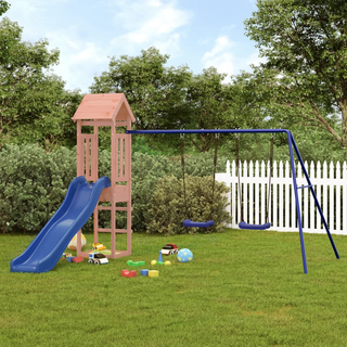 Outdoor Playset Solid Wood Douglas - Giant Lobelia