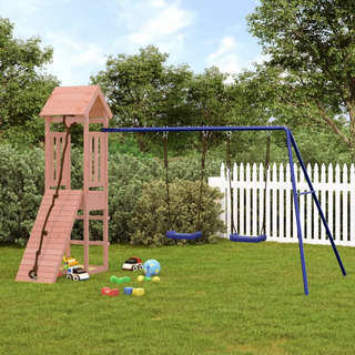 Outdoor Playset Solid Wood Douglas - Giant Lobelia