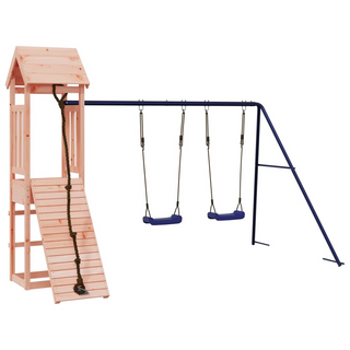 Outdoor Playset Solid Wood Douglas - Giant Lobelia