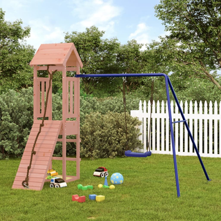 Outdoor Playset Solid Wood Douglas - Giant Lobelia