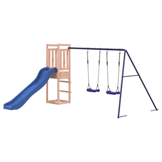 Outdoor Playset Solid Wood Douglas - Giant Lobelia