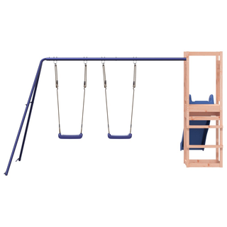 Outdoor Playset Solid Wood Douglas - Giant Lobelia