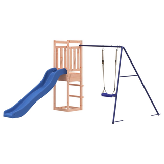 Outdoor Playset Solid Wood Douglas - Giant Lobelia