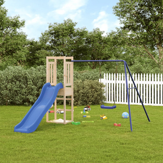 Outdoor Playset Solid Wood Pine - Giant Lobelia