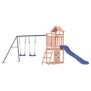 Outdoor Playset Solid Wood Douglas - Giant Lobelia