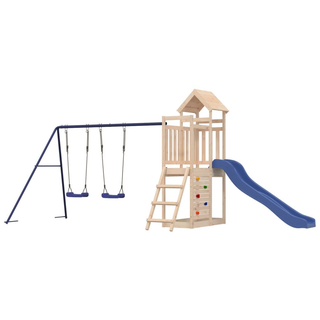 Outdoor Playset Solid Wood Pine - Giant Lobelia