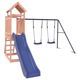 Outdoor Playset Solid Wood Douglas - Giant Lobelia