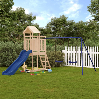 Outdoor Playset Solid Wood Pine - Giant Lobelia